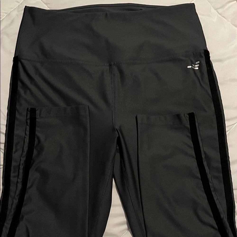 green / black  High-Waisted Leggings